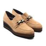 Clair de Lune mocassin beige daim DP405/S