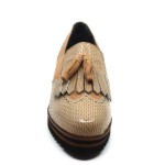 Clair de Lune mocassin beige leder / suède DP449/S