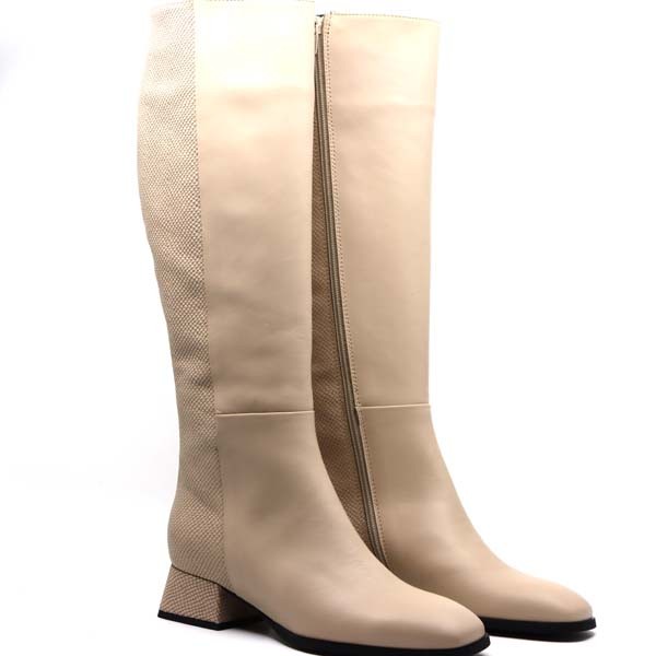 claie de Lune laars beige leder 5838 1
