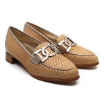 Clair de Lune Mocassin cognac leder ME527/T