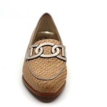 Clair de Lune Mocassin cognac leder ME527/T