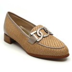 Clair de Lune Mocassin cognac leder ME527/T